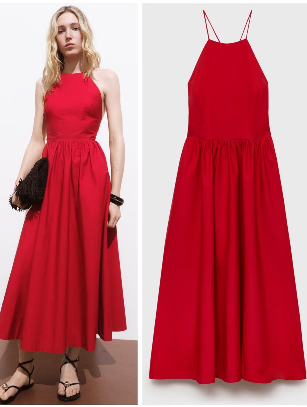MANGO Open back Dress